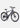 Engwe N1 Air i sort set forfra – stilrent design med bredt styr og integreret forlygte. En let og elegant elcykel til bykørsel.